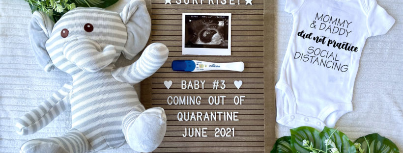 Baby Announcement Quarantine Pregnancy Idea